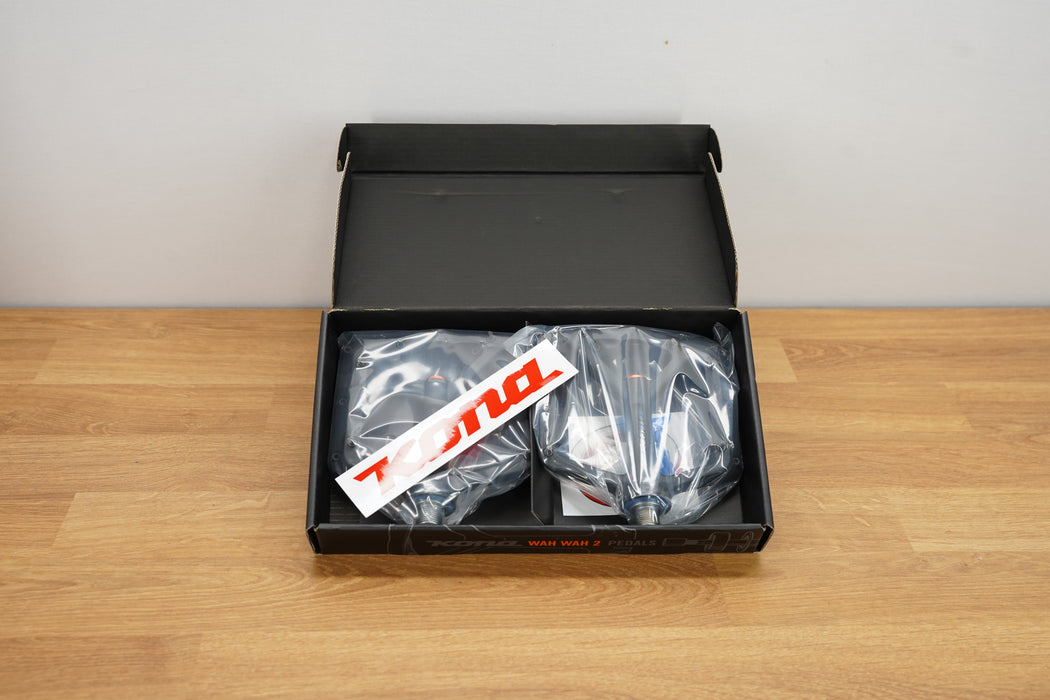 Kona Wah Wah II Composite Flat Pedals - Black - New In Box